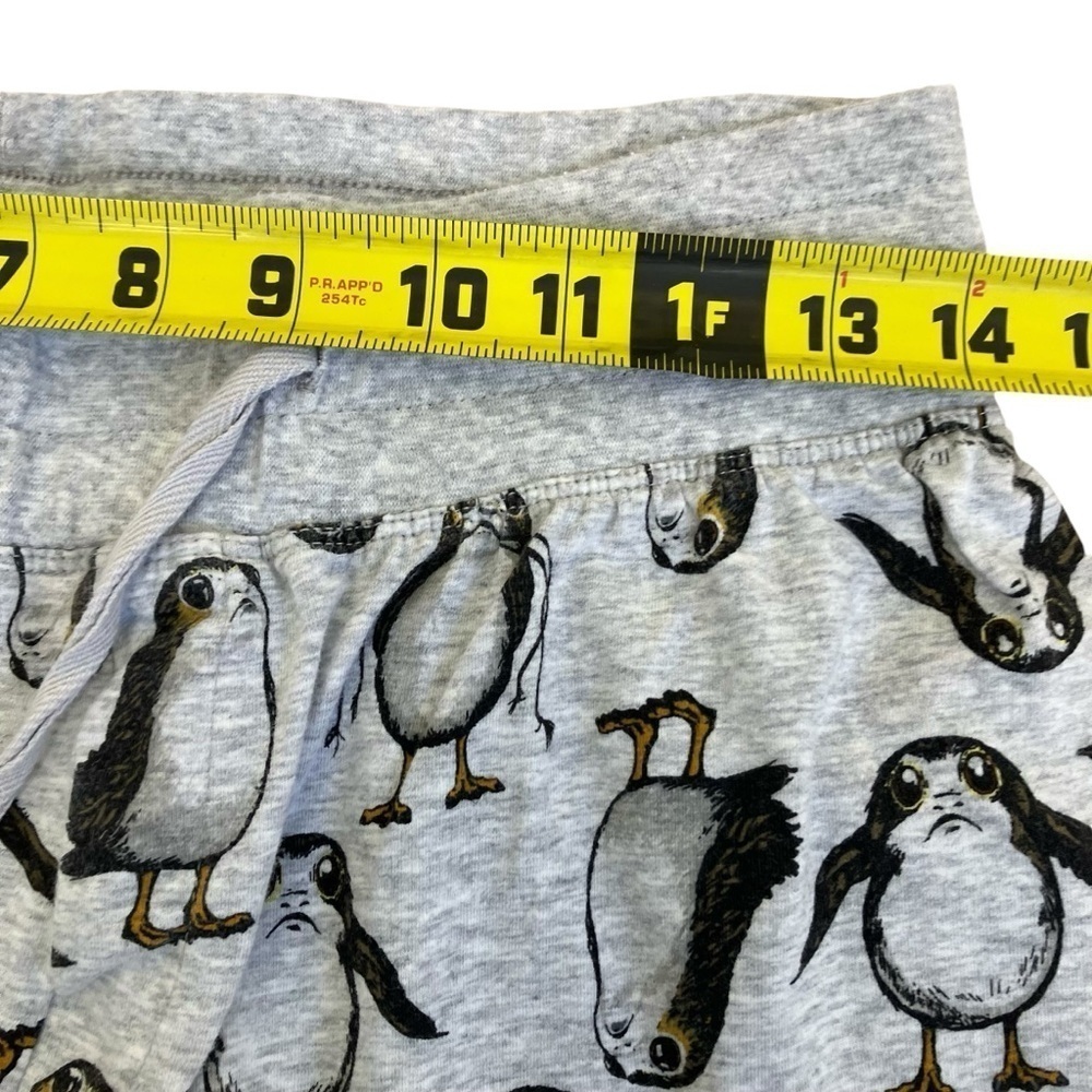 Disney Store Star Wars Womens Gray Porg Print Two Piece Pajama Set Long Sleeve M - Picture 15 of 16
